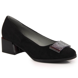 Bombas em um bloco de camurça Jezzi preto