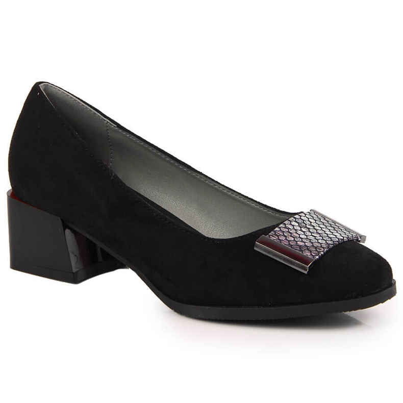 Bombas em um bloco de camurça Jezzi preto