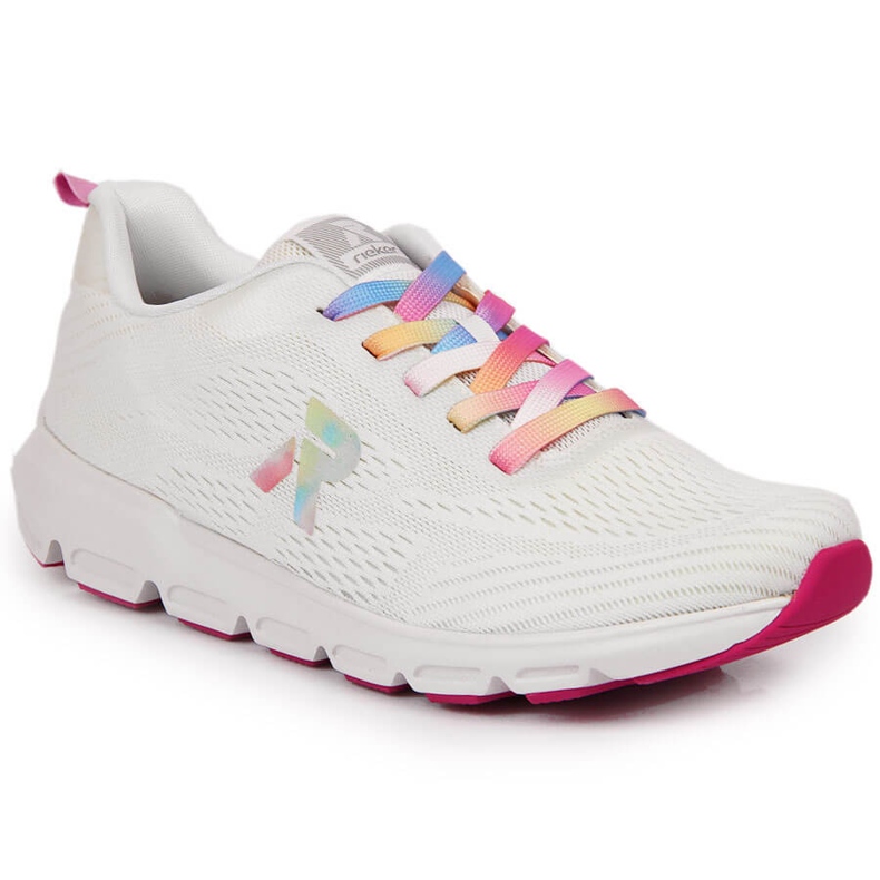 Tênis esportivo feminino Rieker 40404-80 branco
