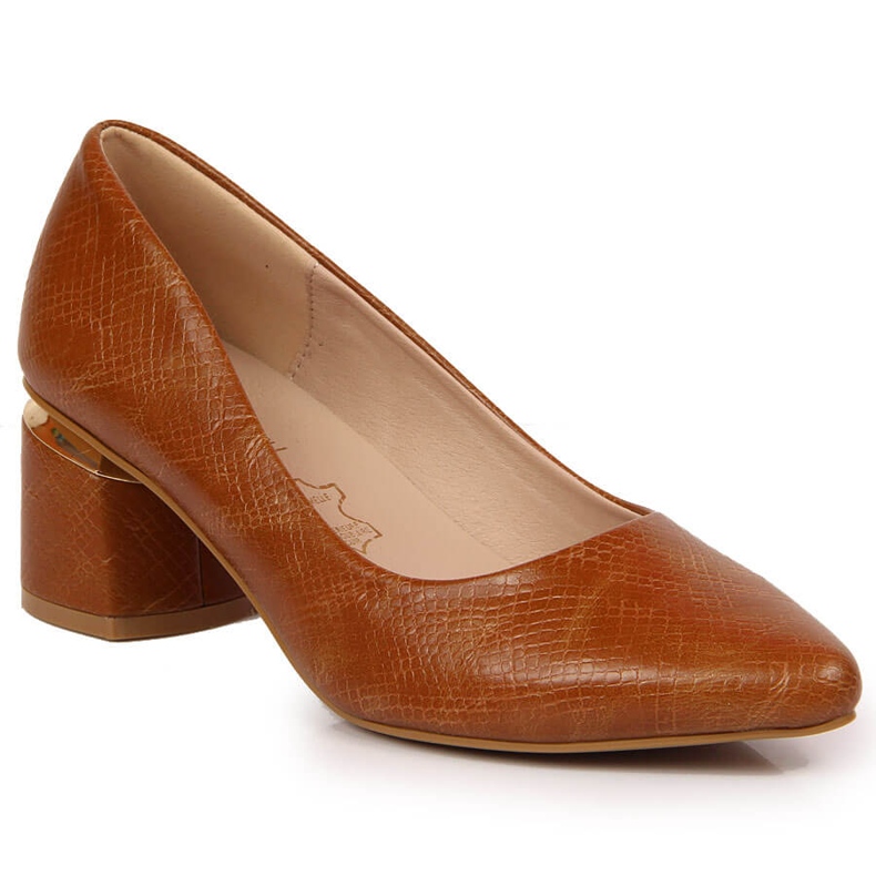 Bombas em um poste marrom decorativo por Jezzi castanho