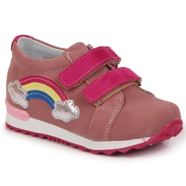 Sapatos de menina com velcro lila Kornecki 6775 roxo multicolorido