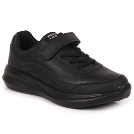 Tênis esportivo Black American Club Velcro preto