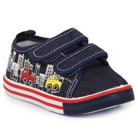 Atletico Ténis Atlético de velcro azul marinho para menino azul-marinho