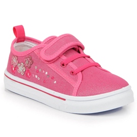 Atletico Ténis de menina Atlético cor-de-rosa com velcro