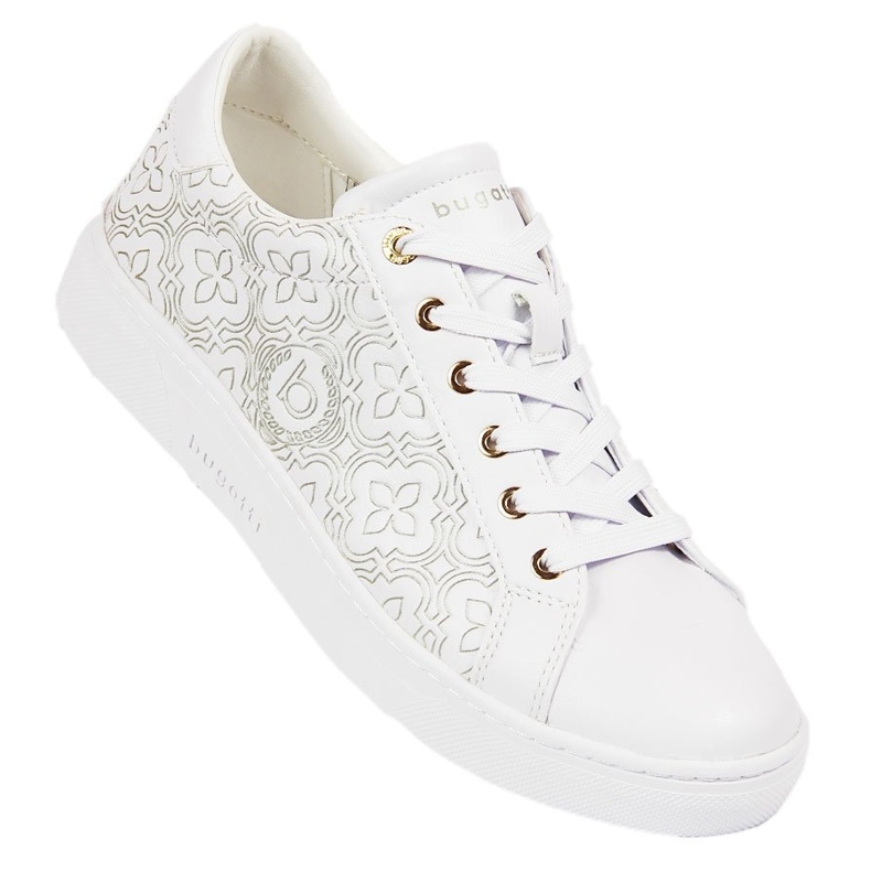 Tênis feminino branco Bugatti JJ253157