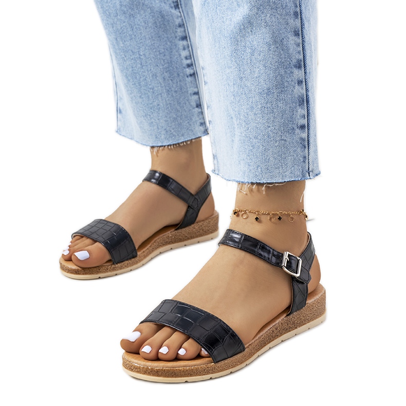 Sandálias pretas de mulher Speier preto