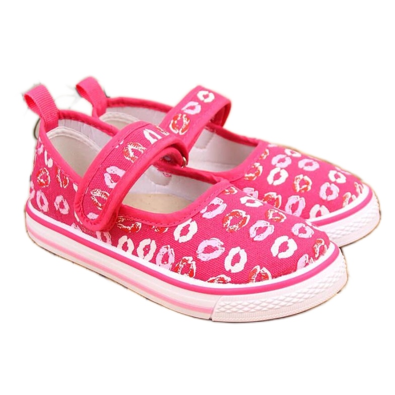 Sapatilhas de velcro para jardim de infância rosa Jr Atletico