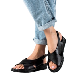 W. Potocki Sandálias Potocki leves preto