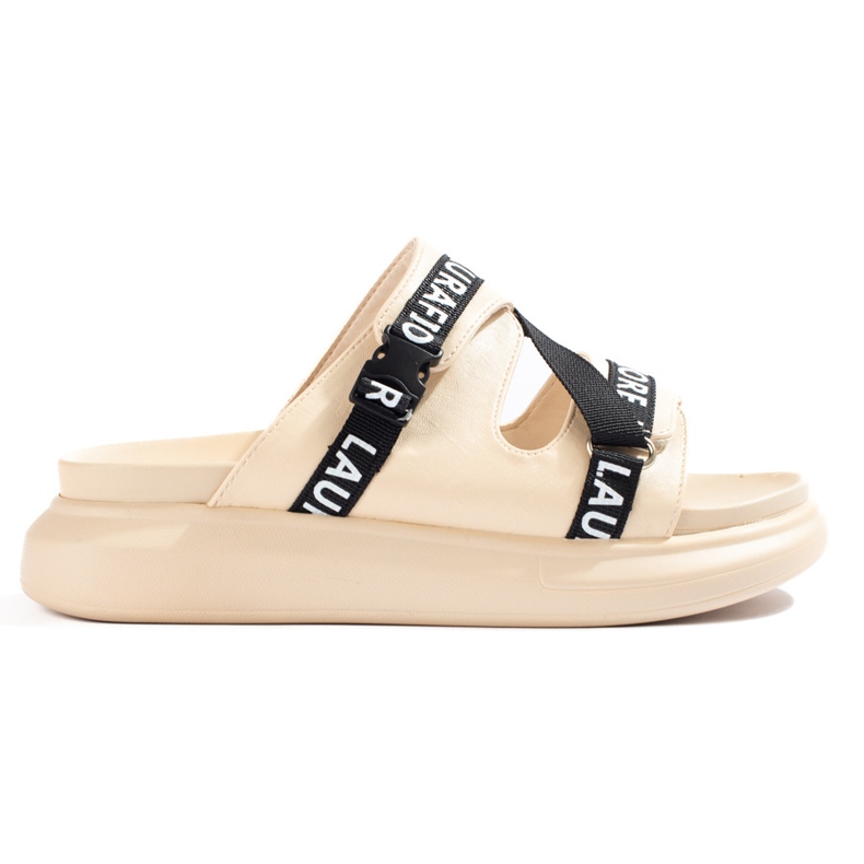 Chinelos LA.FI Bege Confortáveis