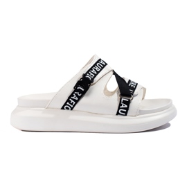 Chinelos brancos LA.FI confortáveis