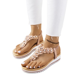 Tove sandálias rosa de mulher