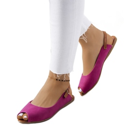 Sandálias rosa com cano Bene