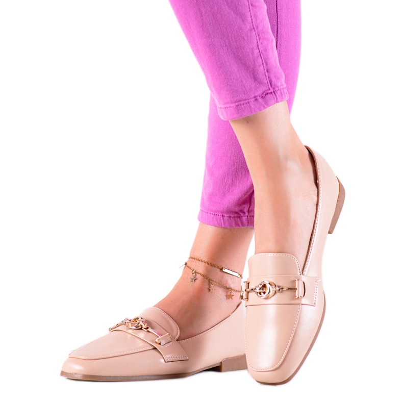 Lovery Mocassins elegantes bege