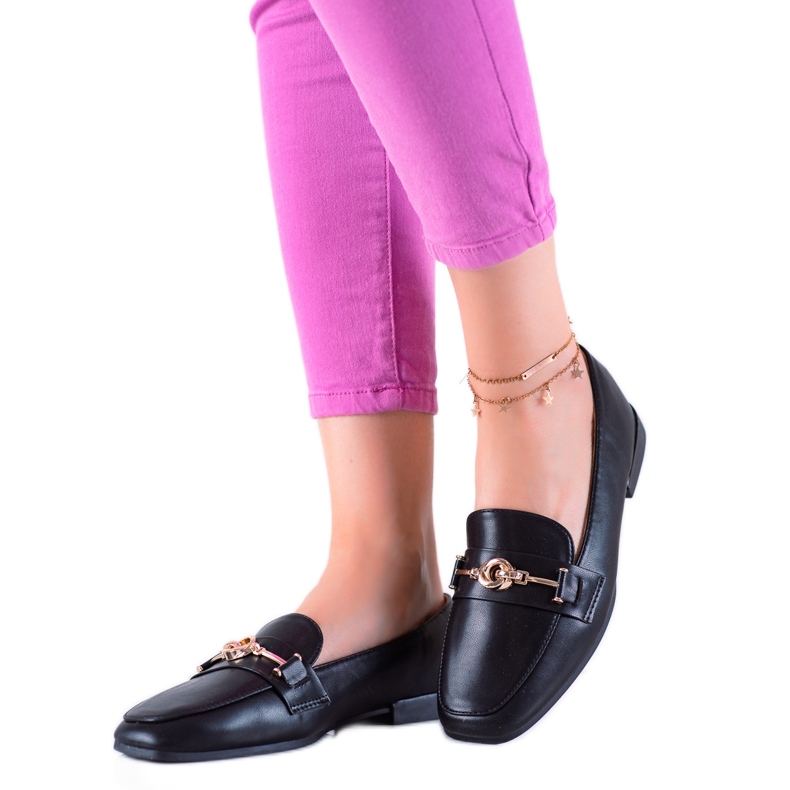 Lovery Mocassins elegantes preto
