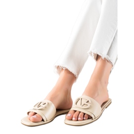 TRENDI chinelos bege