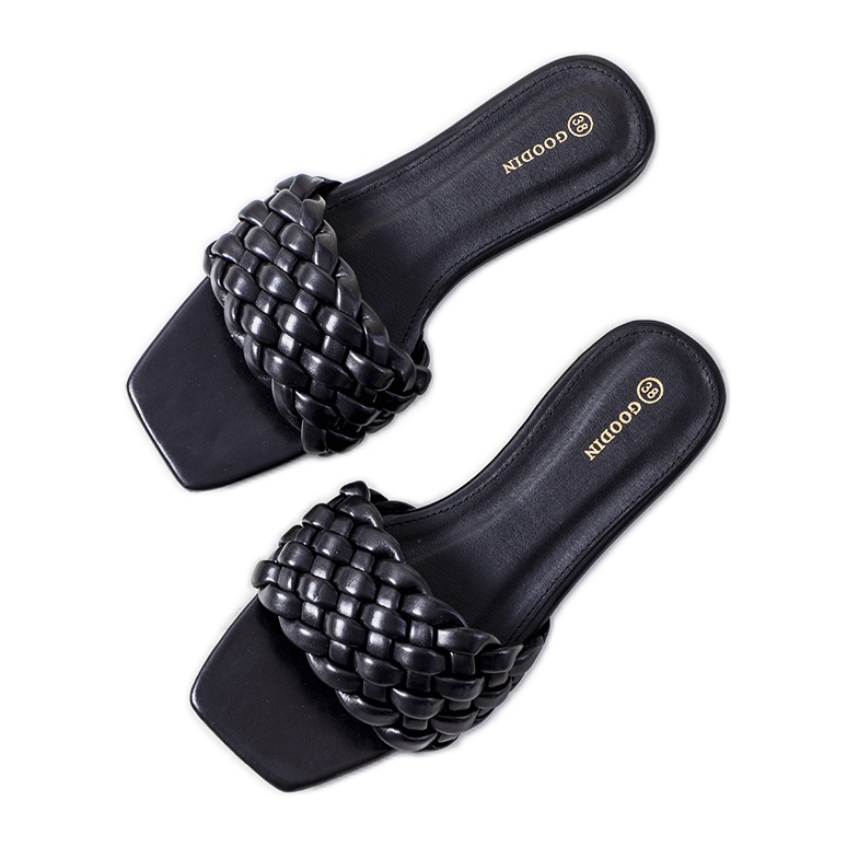 Sandália rasteira preta D'Adda preto