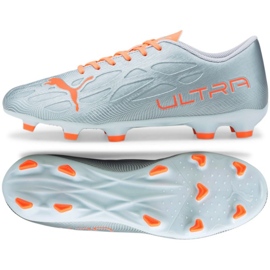 Chuteiras de futebol Puma Ultra 4.4 FG / AG M 106700 01 cinza prata