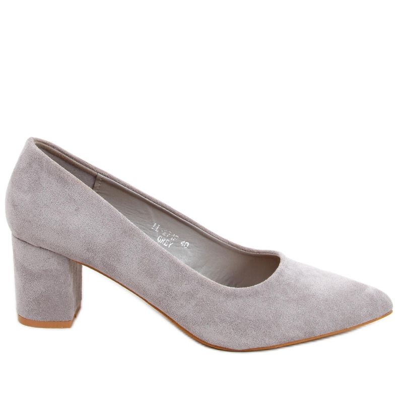 Sapatos de salto alto Mindy Grey cinza