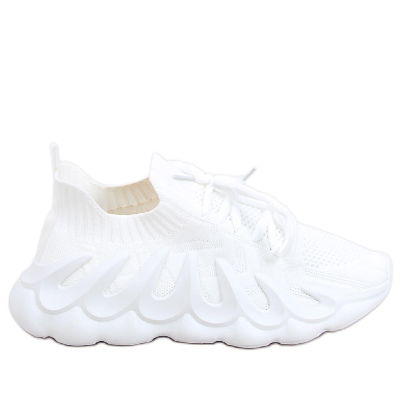 Ineng meias brancas sapatos esportivos branco