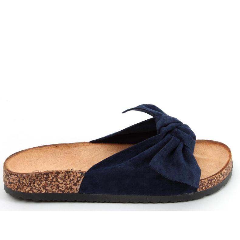 Chinelos de cortiça com laço lilás DK.BLUE azul