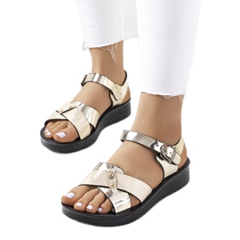 Sandálias douradas de mulher Tulia dourado