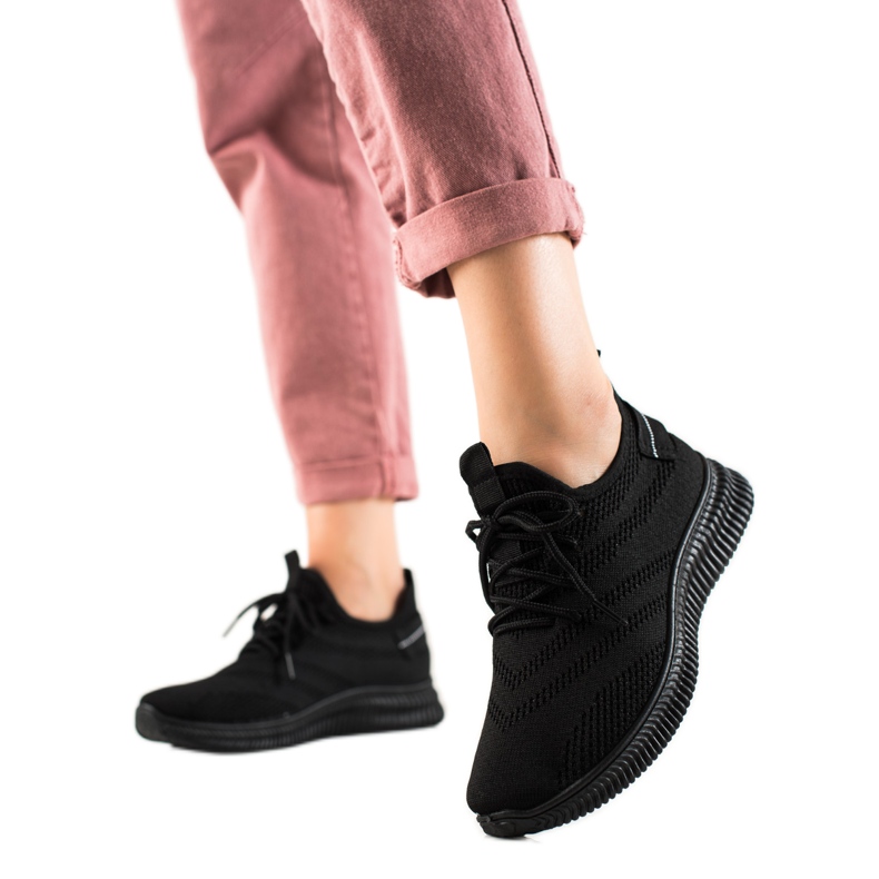 DK Calçados esportivos confortáveis preto