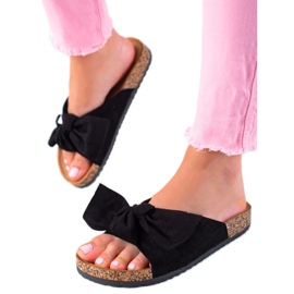 Chinelos elegantes e confortáveis preto