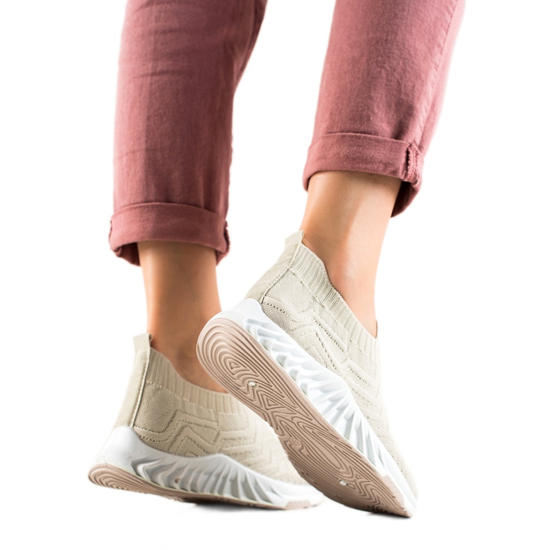 DK Calçados Esportivos Slip-on bege DK Calçados Esportivos Slip-on bege