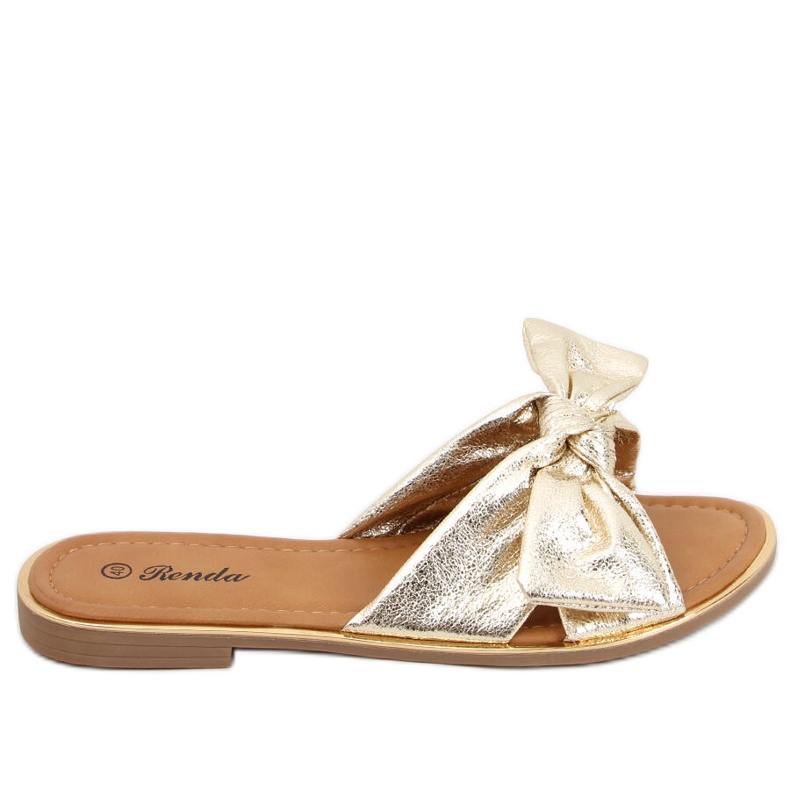 Chinelos femininos Lirio Gold dourado