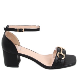 Ksenia Sandália de salto alto preta preto