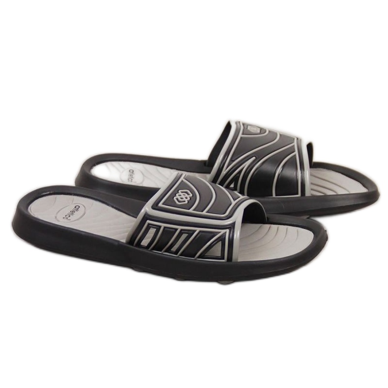 Atletico Chinelos de piscina Atlético M ATC207A preto cinza