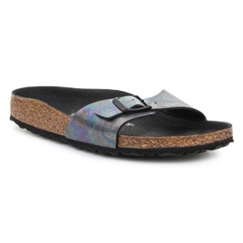 Birkenstock Madrid W 1021353 Preto Iridescente roxo azul multicolorido