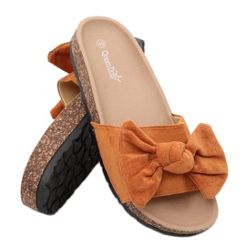 Chiaras de cortiça Kiara Camel castanho