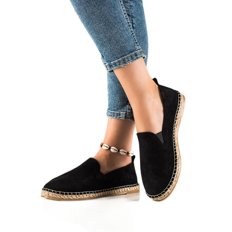 T.Sokolski Alpargatas Clássicas de Couro preto