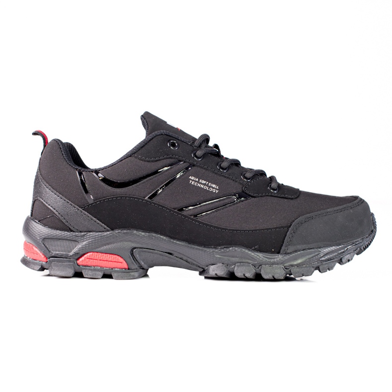DK sapatos de trekking para homens preto
