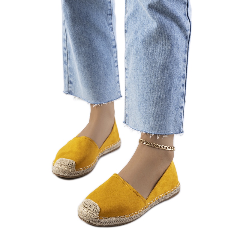 Alpargatas femininas amarelas Balma amarelo