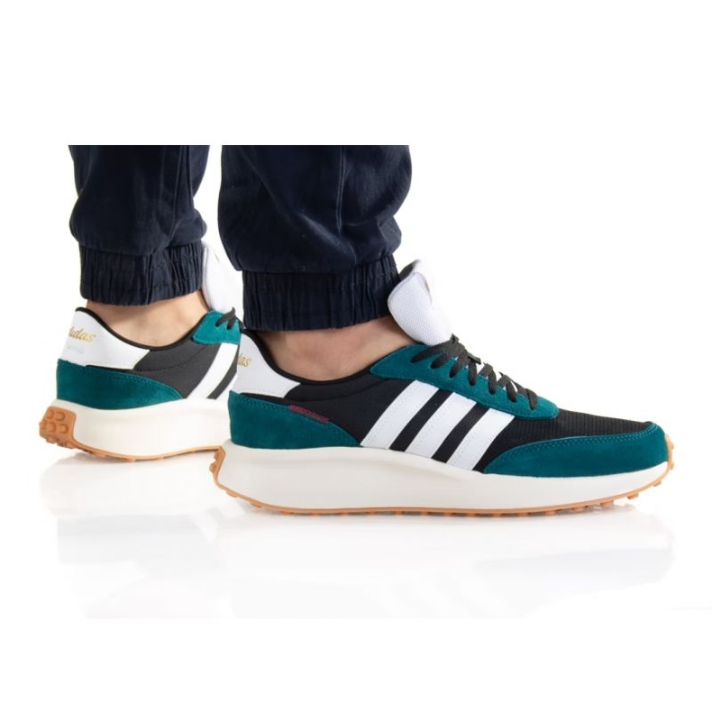 Tênis Adidas Run 70S M GY3887 branco preto verde