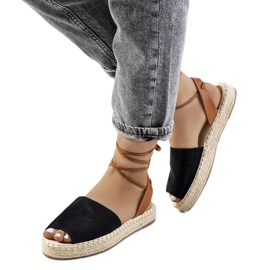 Alpargatas Black Chinner amarradas marrom preto