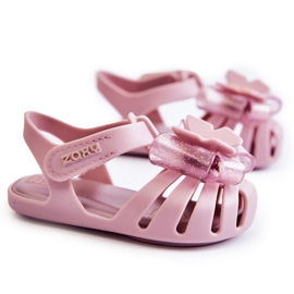 Sandálias infantis com velcro perfumadas ZAXY JJ385034 Roxo claro ['roxo']