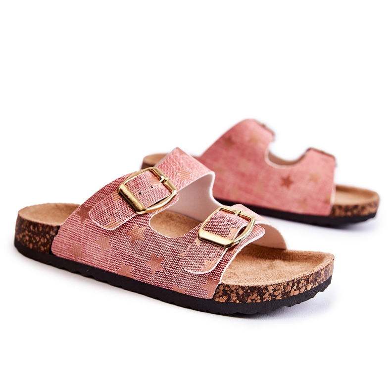 Vinceza Chinelos de bebê Red Ander confortáveis vermelho