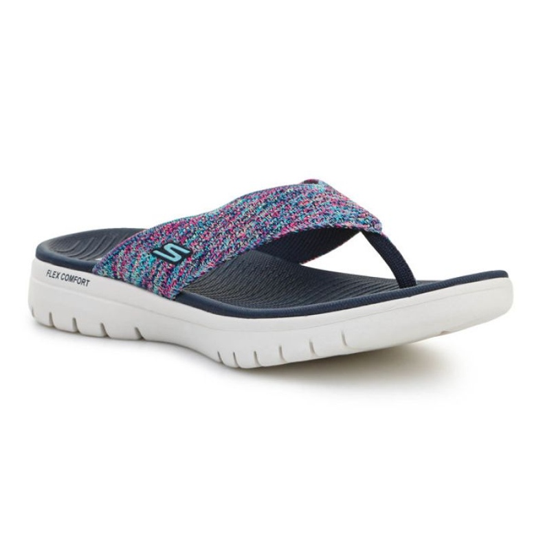Skechers On-The-Go Flex Accent W 140284-NVMT azul marinho Skechers On-The-Go Flex Accent W 140284-NVMT azul marinho