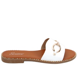 Chinelos de mulher Kettle White branco