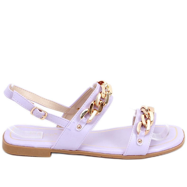 Sandálias acorrentadas India Purple tolet