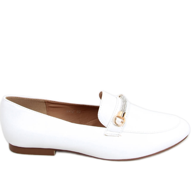 Mocassins de mulher Gessa White branco