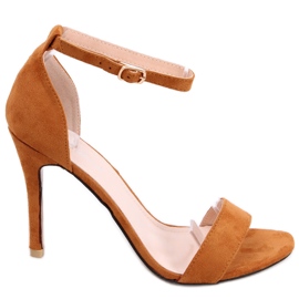 Sandália de salto alto Sheila DK.CAMEL marrom