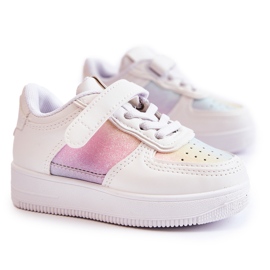 Tênis esportivo infantil com velcro multicolorido Elike