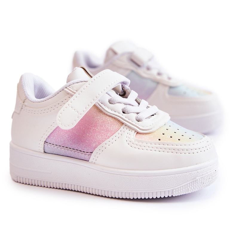 Tênis esportivo infantil com velcro multicolorido Elike