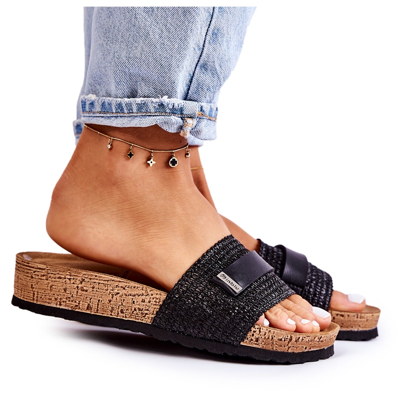 Chinelos Clássicos Femininos Inblu NM000025 Preto