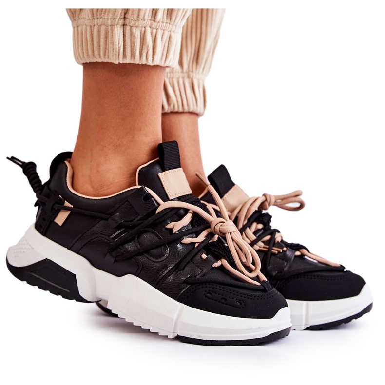 PM2 Tênis Feminino Sapatos Esportivos Preto Someday