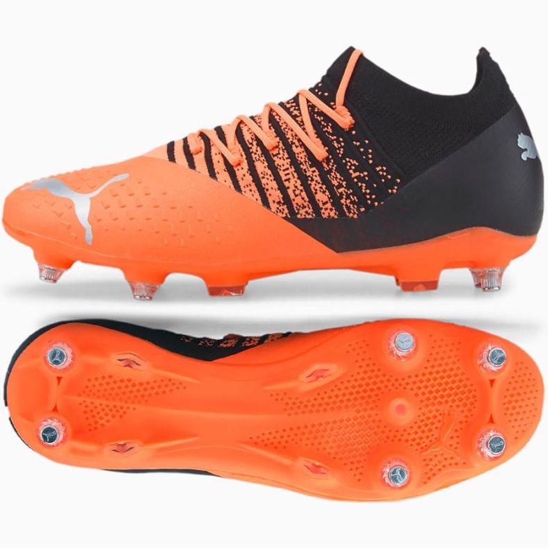 Chuteiras de futebol Puma Future Z 3.3 MxSG M 106760 01 laranja laranjas e tintos